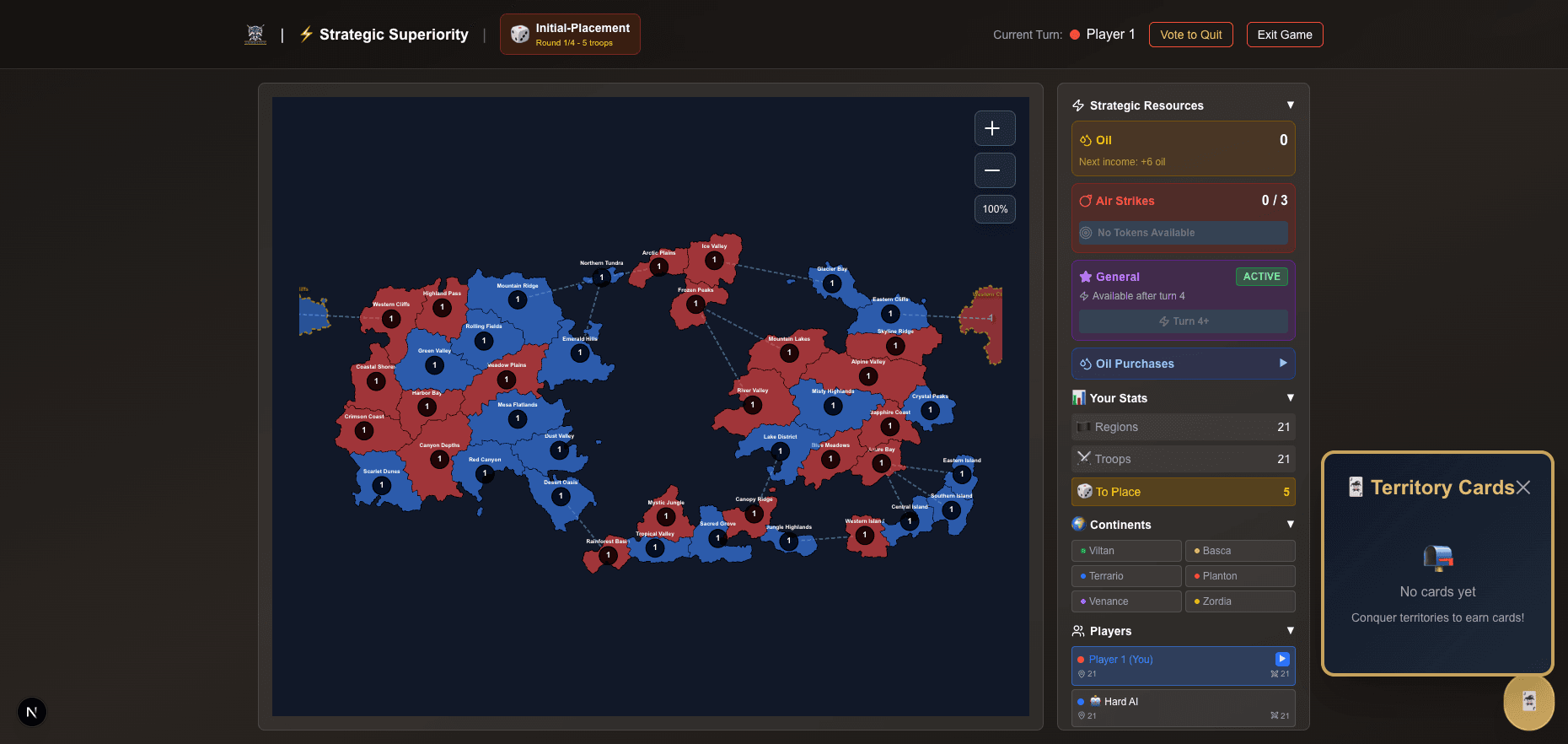 Strategic Superiority Mode - Advanced warfare with generals and air strikes